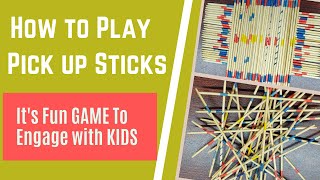 Play Pick Up Sticks  Fun with Mikado Wooden Sticks  Jack Straws Game 🙏🏻 [upl. by Ayian]