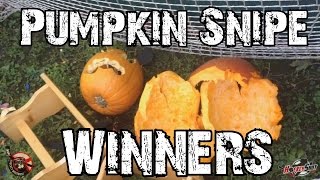 Winners  Snipe Your Pumpkin Contest [upl. by Narmis]