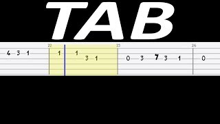 🎸 Bitwa szanty  melodia TAB gitara 🎵 TABY I NUTY W OPISIE 🎼 [upl. by Koblick]