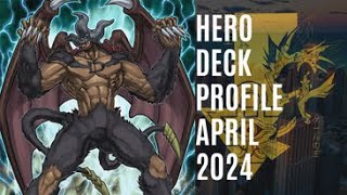 Hero deck profile April 2024 POST BAN LIST [upl. by Dlabihcra]