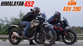 Himalayan 452 vs KTM Adventure 390 Drag Race [upl. by Currie]