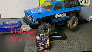 Traxxas TRX 4 pro scale winch install [upl. by Tamer996]