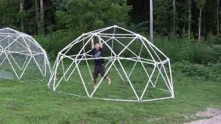 PVC Geodesic Dome Load Test [upl. by Willetta]