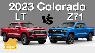 2023 Chevy Colorado LT vs Z71  Feature amp Pricing Breakdown [upl. by Eseilana]