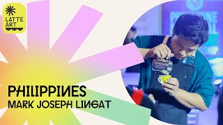 Mark Joseph Lingat Philippines  2024 World Latte Art Championship  Round 1 [upl. by Ragland]