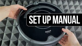 iRobot Roomba 671 WiFi Robot Vacuum Set Up Manual Guide [upl. by Lyons]