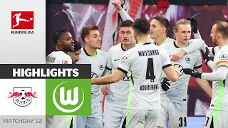 Wolfsburg OVERWHELM Leipzig  RB Leipzig  VfL Wolfsburg 15  Highlights  MD 12 – Bundesliga [upl. by Britta]