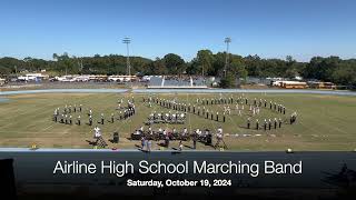 Airline High School at the DeRidder Marching Festival 2024 [upl. by Derdle]