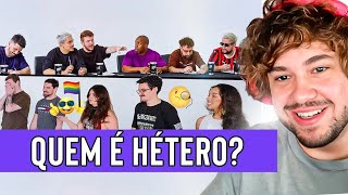 QUEM É HÉTERO  React Aqueles Caras [upl. by Bianchi]