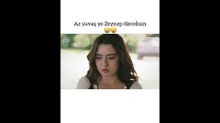 Zeynebin halile cevap vermemek için direnmesi🤣 keşfetbeniöneçıkar zeyhal turkishseries [upl. by Yeldarb]