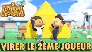 Enlever la Tente du 2ème Joueur  Animal Crossing New Horizons [upl. by Brozak]