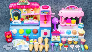 14 Minutes Satisfying with Unboxing Cute Pink Ice Cream Store Cash Register ASMR  Review Toys [upl. by Fayre]