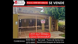 Se Vende Casa en Pozos de Santa Ana [upl. by Norraj]