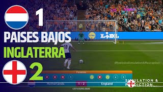 Penalties ⚽ Paises Bajos 12 Inglaterra 🏆 EURO 2024  simulación de videojuego [upl. by Etiuqram270]