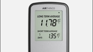 Airthings Digital Radon Detector Model 2350 [upl. by Neoma981]