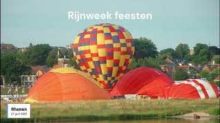 Rijnweek feesten 27 juni 2003 balloonfestival [upl. by Atiuqahs]