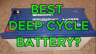 Best Deep Cycle Battery  Renogy 200 AH Deep Cycle Gel Battery Review [upl. by Ahsikahs]