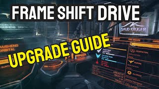 Elite Dangerous Frame Shift Drive Upgrade Guide for Beginners [upl. by Adorl]