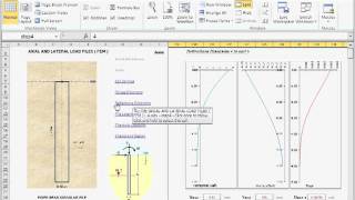 FEM Pile Calculation in Excel [upl. by Campos]