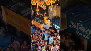 Dahi Handi 2022 Dombivli Janamastami Celebration Shiv Mandir Road [upl. by Bluh270]