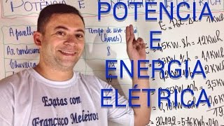 ENEM  Potência e Cálculo de Energia Elétrica  Exercícios Resolvidos  Física [upl. by Rutter]