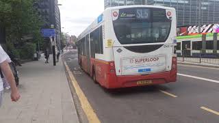 SUPERLOOP  ENX10  LJ12BYT On Route SL5 At East Croydon [upl. by Schlicher24]