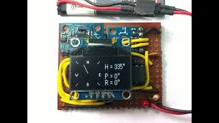 Tilt Compensated Digital Compass based on AVR [upl. by Thirion470]