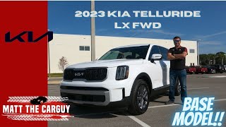 The 2023 Kia Telluride LX is the most “loaded” base trim level of any mid size SUVs Review drive [upl. by Asek807]