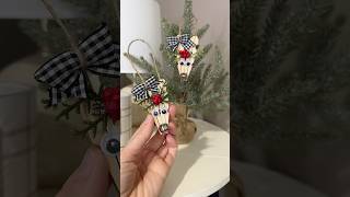 DIY Clothespin Reindeer Ornament diy diychristmasornaments [upl. by Ayahsey793]