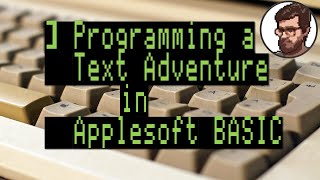 Programming a text adventure game in Applesoft BASIC Apple IIe [upl. by Pack]