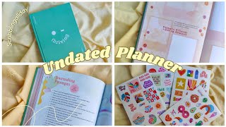 Scribbling All Day PLANNER😍 UNDATED PLANNER  scribblingallday PLANNER  PLANNER 2024 UNBOXING [upl. by Klemm]