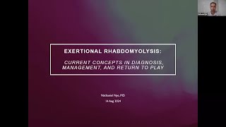 Exertional Rhabdomyolysis  Fellow Online Lecture Series [upl. by Etna]