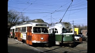 Boston PCC Streetcar amp Subway Scenes  1960s amp 70s [upl. by Calendra415]