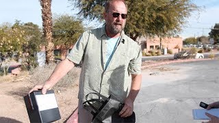 Brother picks up remains of Stephen Paddock from Las Vegas coroner [upl. by Mckale398]