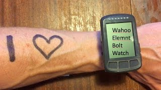 Triaby How To Use the Wahoo Elemnt Bolt as a watch [upl. by Bowman48]