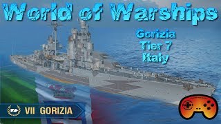 Gorizia T7 italienischer Kreuzer in World of Warships DeutschGerman [upl. by Calderon]