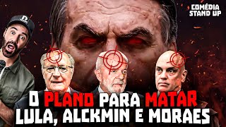 O PLANO PARA MATAR LULA ALCKMIM E MORAES I JANJAPALOZA  COMÉDIA STAND UP DIOGO PORTUGAL [upl. by Durgy]