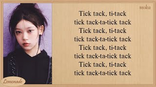 ILLIT TickTack Easy Lyrics [upl. by Thea]