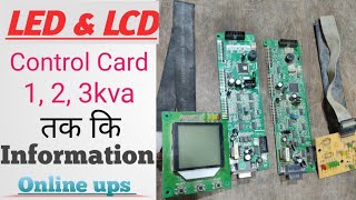 LED and LCD Control Card 123kva तक कि Information online ups  jitendraElectronicss [upl. by Burch]