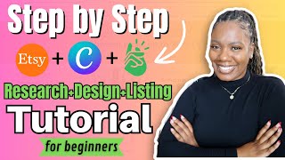 2024 Complete Etsy Print On Demand Canva amp Printify tutorial for beginners  Step by Step process [upl. by Palla]