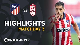 Highlights Atlético de Madrid vs Granada CF 61 [upl. by Lleinad]