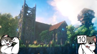 VALHEIM ASHLANDS BASE TOUR  CATHEDRAL BUILD [upl. by Atelra]