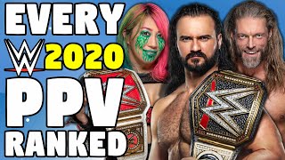 Every 2020 WWE PPV Ranked From WORST To BEST [upl. by Nairolf]