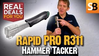 Rapid PRO R311 Quickload Hammer Tacker [upl. by Dlanod]