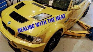 S85 V10 Swap E46 M3  Bonnet Vent Installation  Brintech Customs [upl. by Saihttam491]