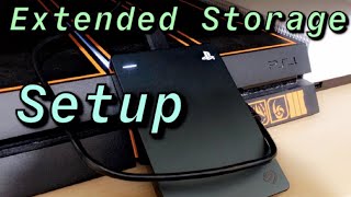 HOW TO SET UP AN EXTERNAL HARD DRIVE STORAGE ON YOUR PS4 [upl. by Gilmore432]