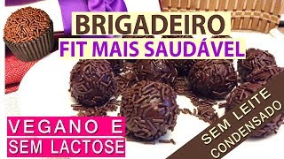 Brigadeiro sem açúcar SÓ 2 INGREDIENTES  Vegano e mais saudável [upl. by Whit]