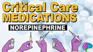 Norepinephrine Levophed  Critical Care Medications [upl. by Matazzoni]