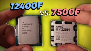 the 130 Ryzen 5 7500F vs the SUB 100 i5 12400F  Whats the Best CPU for your Gaming PC [upl. by Henrique]