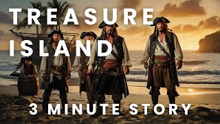 Treasure Island Summarised in 3 Minutes  Classic Pirate Adventure [upl. by Timms]